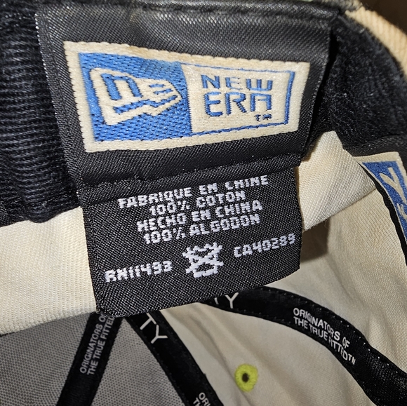 Rare New York Yankees baseball fitted hat 7 1/2 New Era MLB Cap - Picture 6 of 9